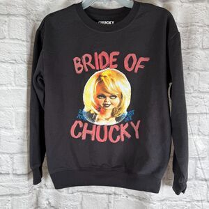 Child's Play Bride Of Chucky Women's Sweatshirt Small Eat Your Heart Out J Tilly